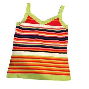 Cute Rainbow Striped Tank Top